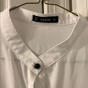 White button down shirt.